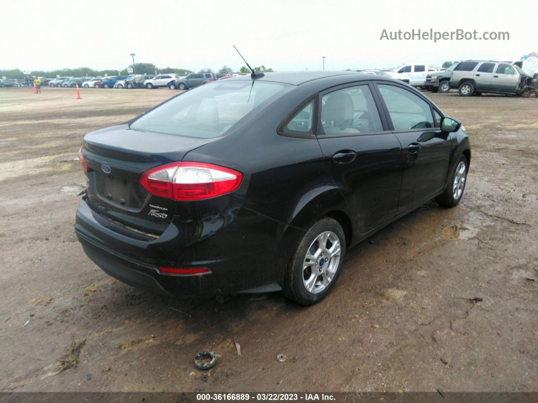 2015 Ford Fiesta Se Black vin: 3FADP4BJ7FM163167