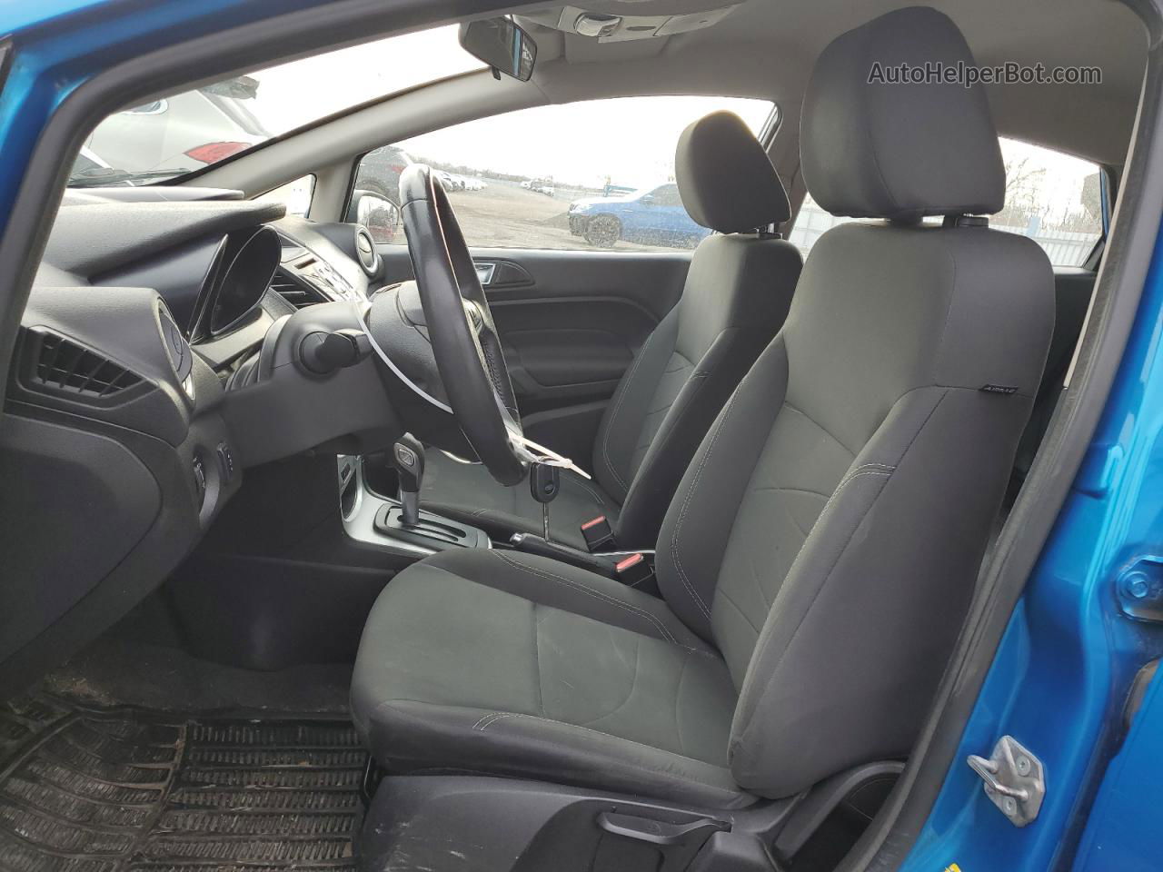 2015 Ford Fiesta Se Blue vin: 3FADP4BJ7FM197500