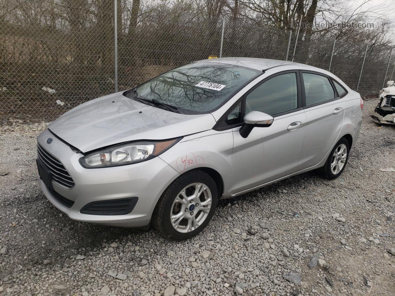 2015 Ford Fiesta Se Silver vin: 3FADP4BJ7FM199540