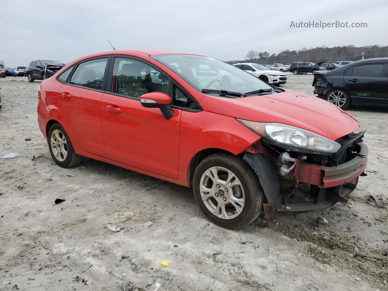 2015 Ford Fiesta Se Red vin: 3FADP4BJ7FM214117