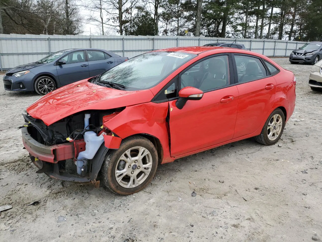 2015 Ford Fiesta Se Red vin: 3FADP4BJ7FM214117