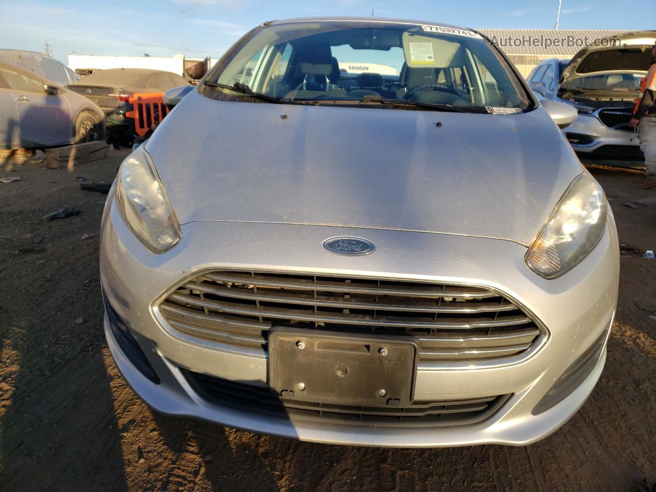 2016 Ford Fiesta Se Silver vin: 3FADP4BJ7GM103326