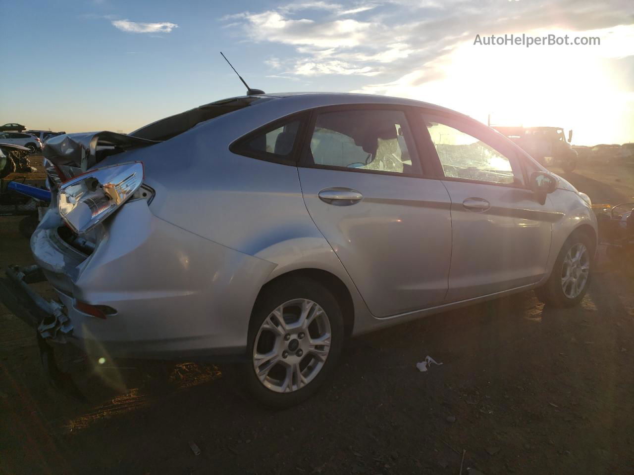 2016 Ford Fiesta Se Silver vin: 3FADP4BJ7GM103326