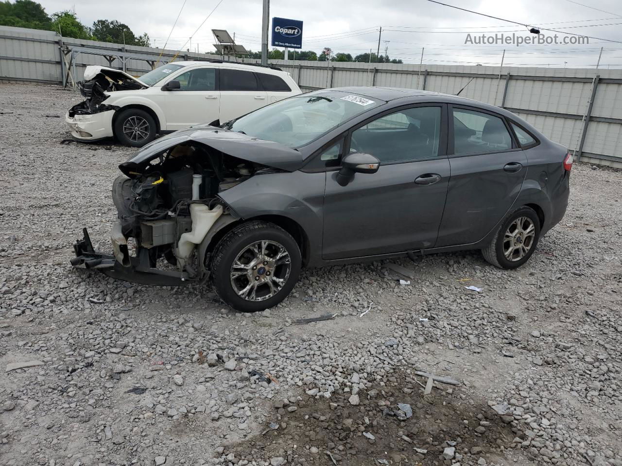 2016 Ford Fiesta Se Gray vin: 3FADP4BJ7GM146547