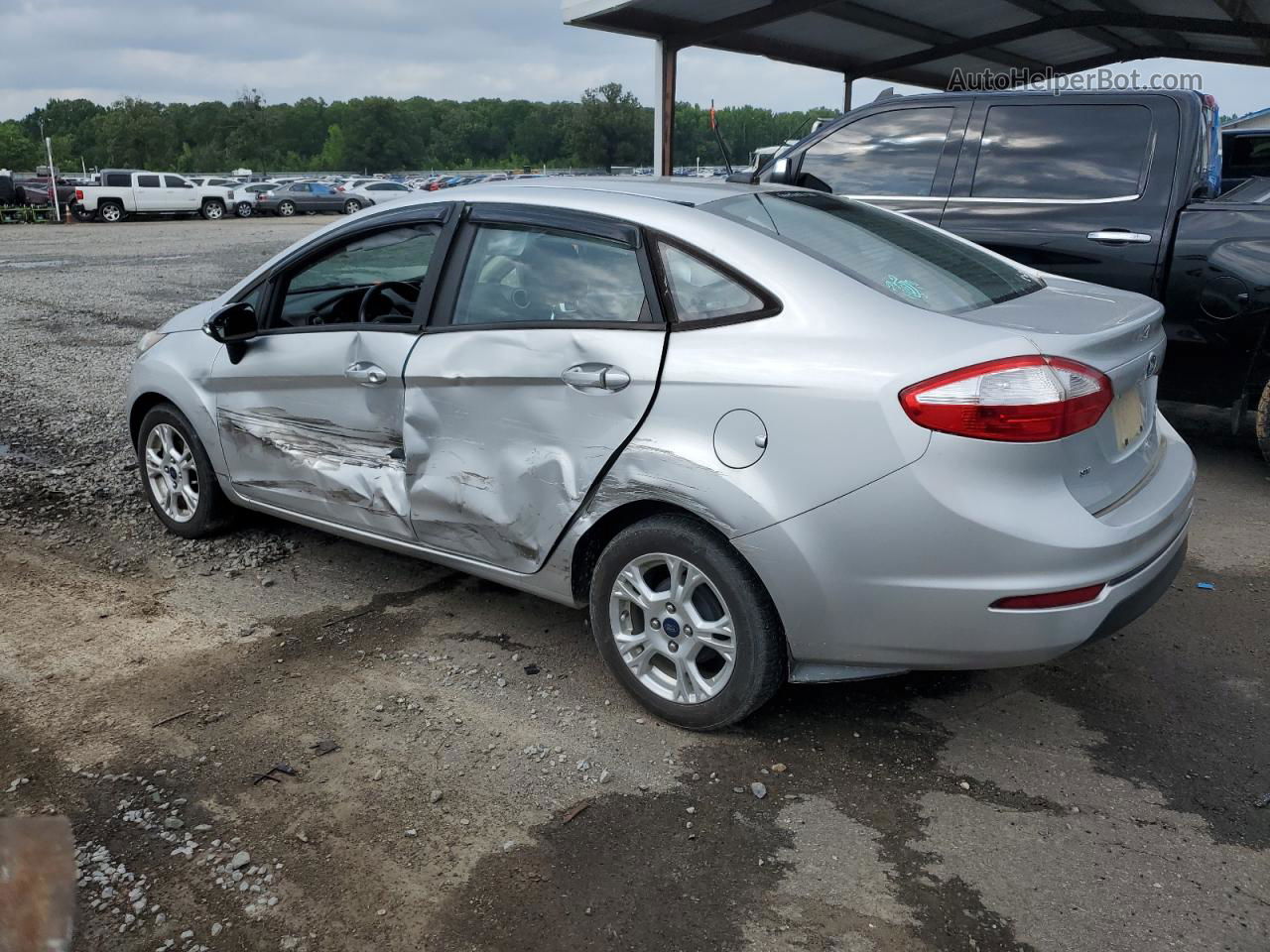 2016 Ford Fiesta Se Silver vin: 3FADP4BJ7GM166667