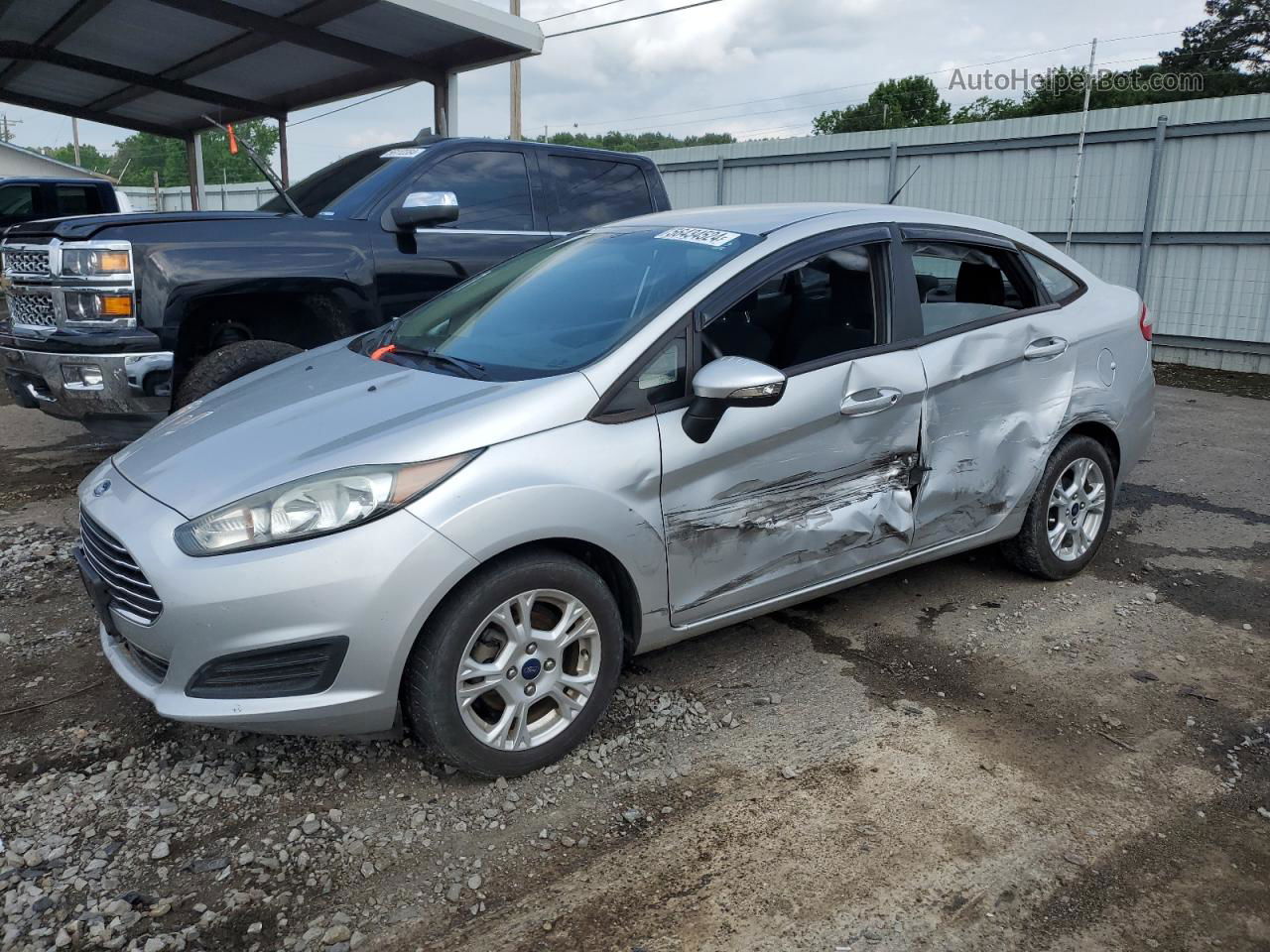 2016 Ford Fiesta Se Silver vin: 3FADP4BJ7GM166667