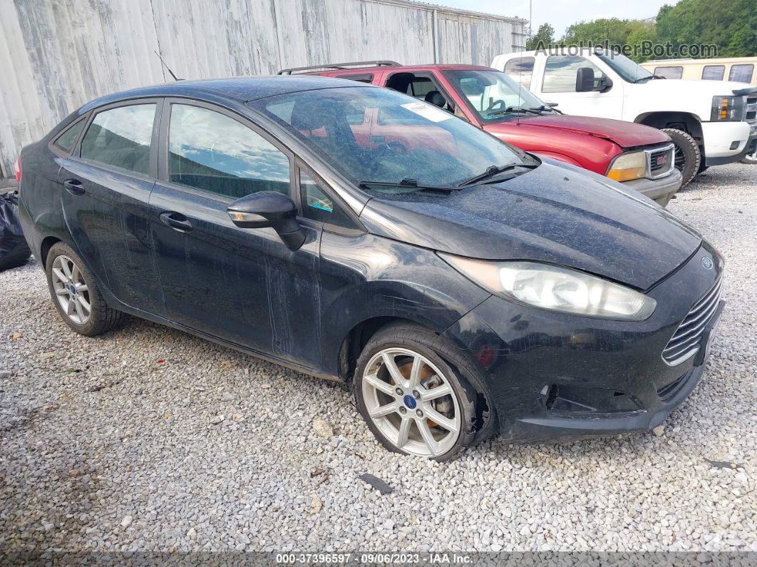 2016 Ford Fiesta Se Черный vin: 3FADP4BJ7GM179466