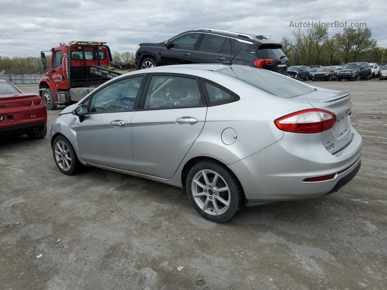 2016 Ford Fiesta Se Silver vin: 3FADP4BJ7GM179550