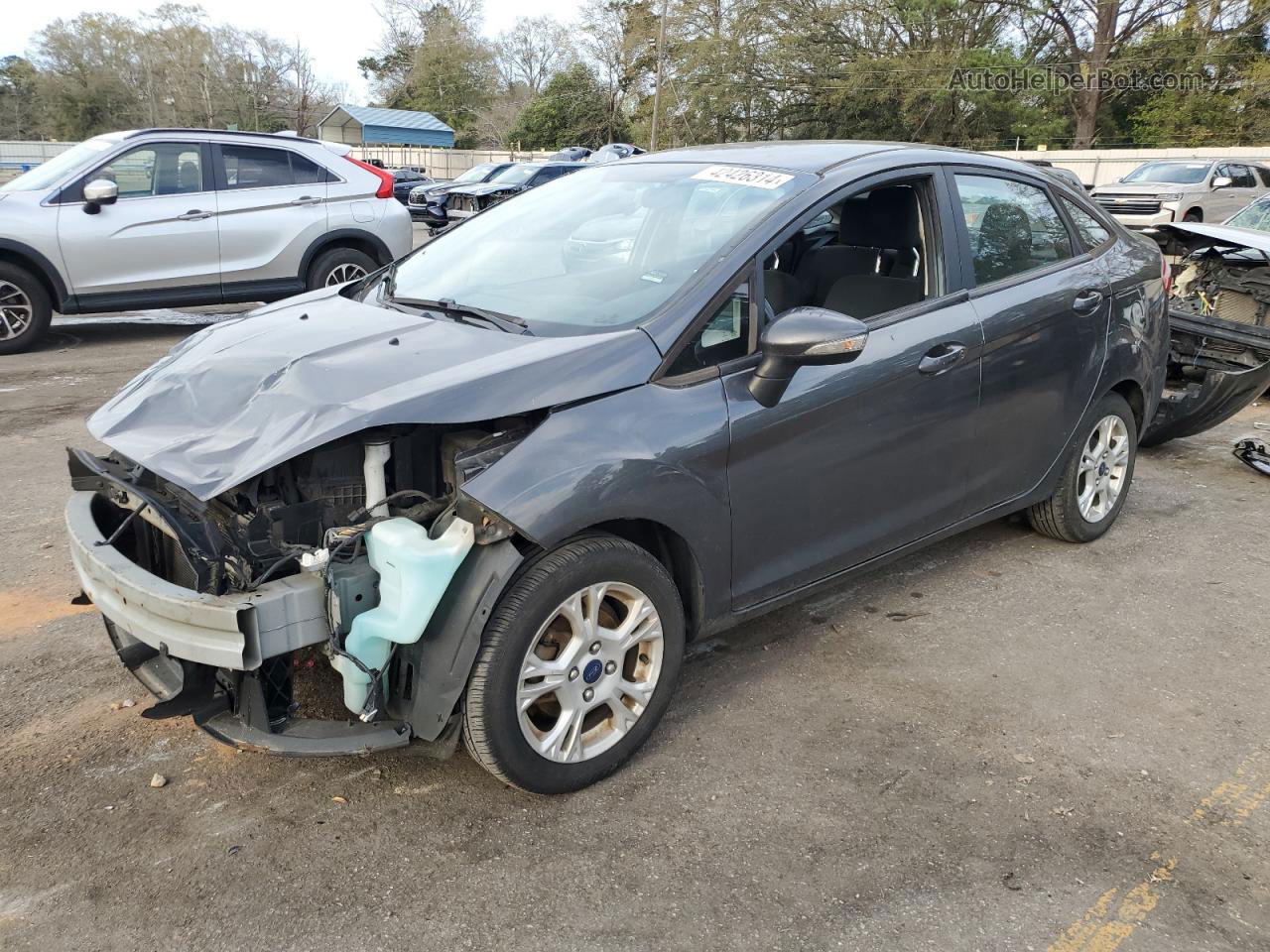 2016 Ford Fiesta Se Gray vin: 3FADP4BJ7GM194632