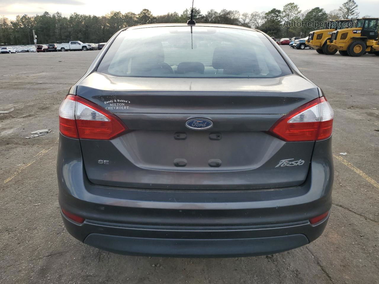 2016 Ford Fiesta Se Gray vin: 3FADP4BJ7GM194632