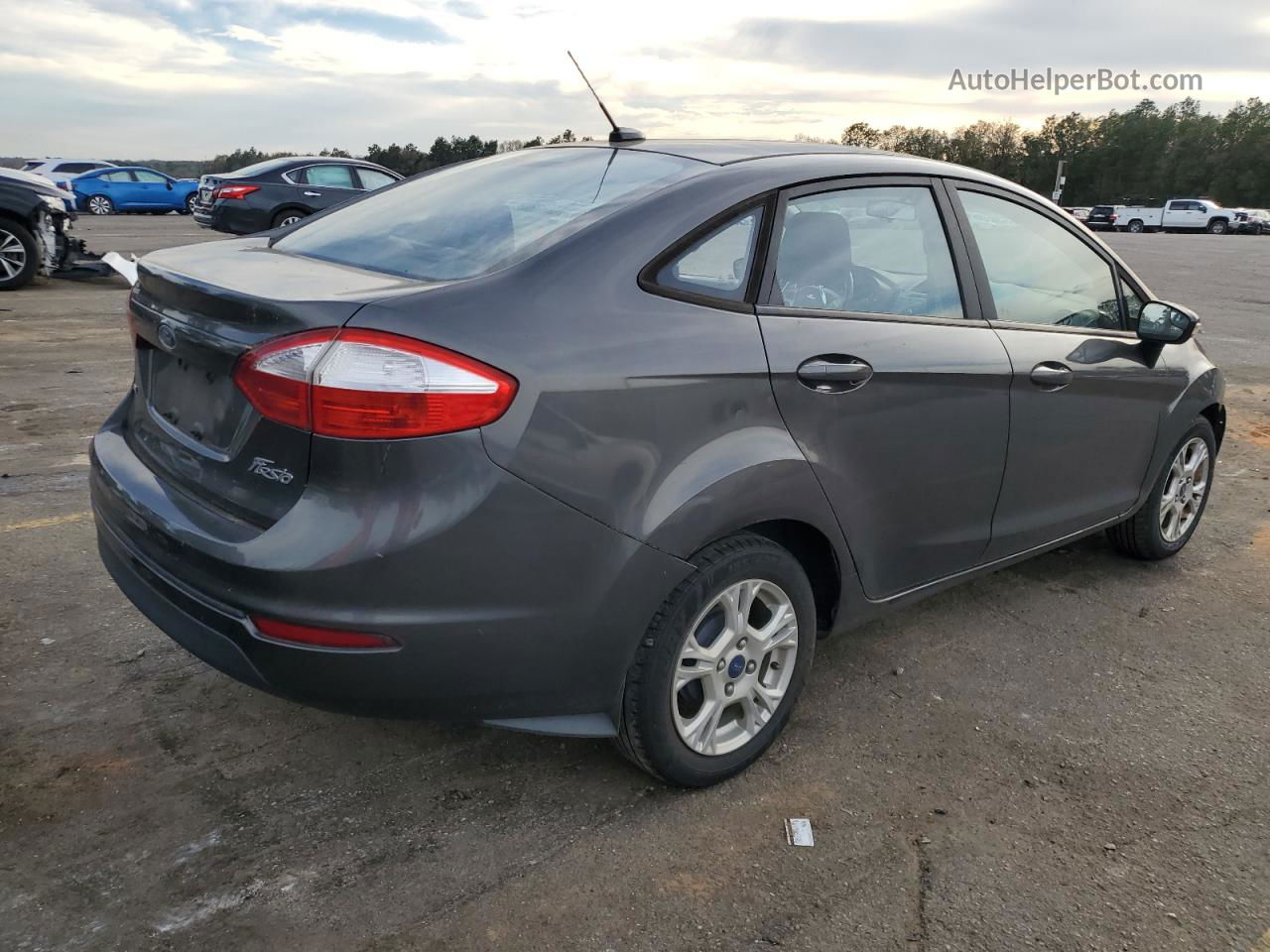 2016 Ford Fiesta Se Gray vin: 3FADP4BJ7GM194632