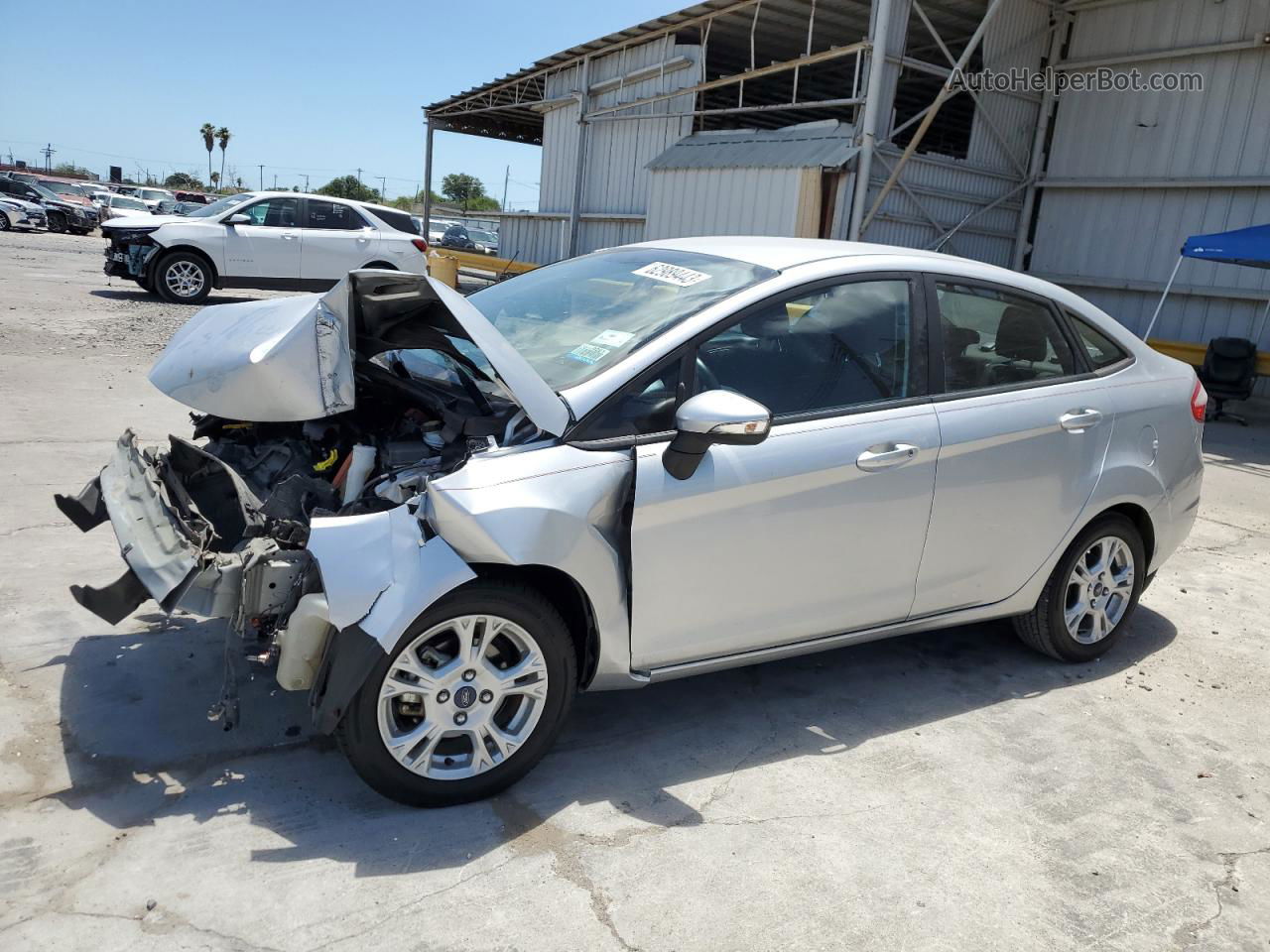 2016 Ford Fiesta Se Silver vin: 3FADP4BJ7GM203913