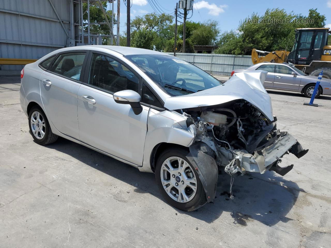 2016 Ford Fiesta Se Silver vin: 3FADP4BJ7GM203913