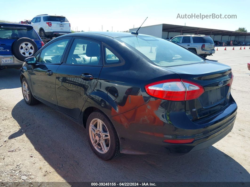 2017 Ford Fiesta Se Black vin: 3FADP4BJ7HM115512