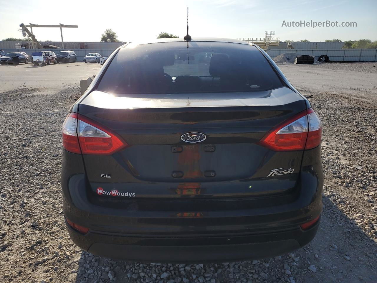 2017 Ford Fiesta Se Черный vin: 3FADP4BJ7HM130480