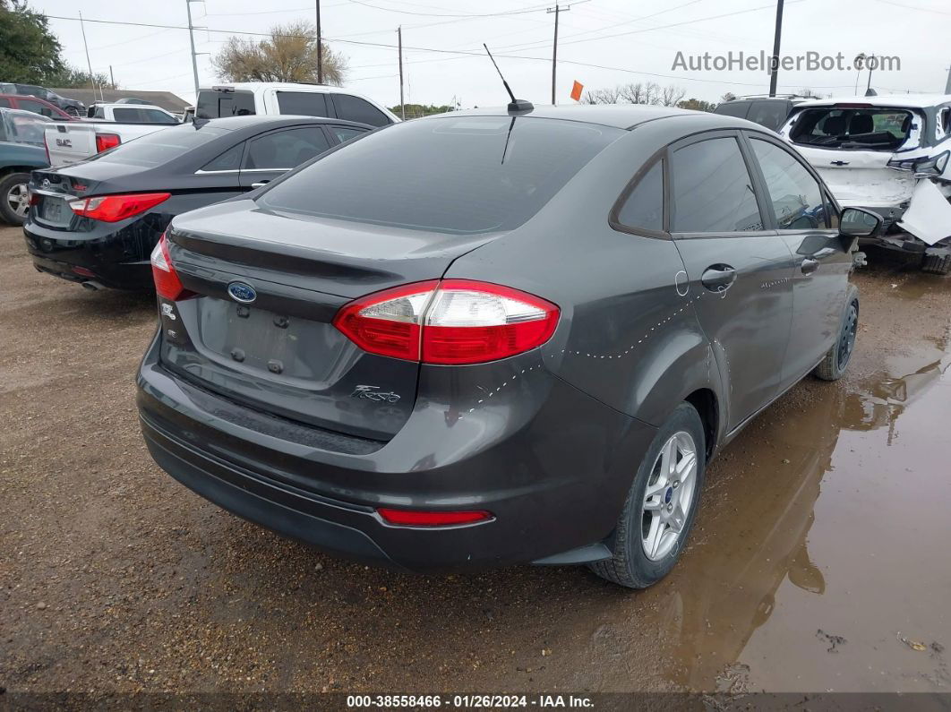 2017 Ford Fiesta Se Gray vin: 3FADP4BJ7HM134982