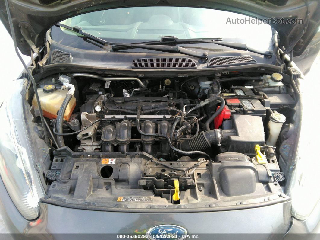 2017 Ford Fiesta Se Черный vin: 3FADP4BJ7HM137882