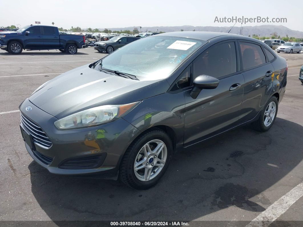 2017 Ford Fiesta Se Gray vin: 3FADP4BJ7HM143522