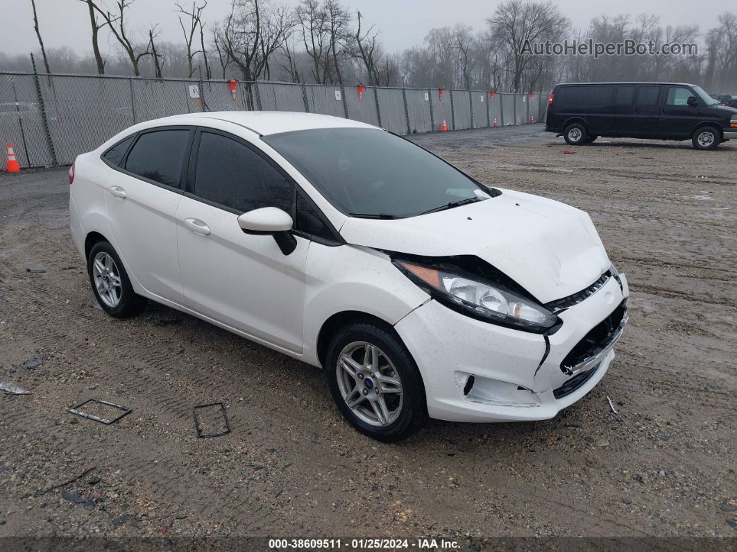 2017 Ford Fiesta Se White vin: 3FADP4BJ7HM149532