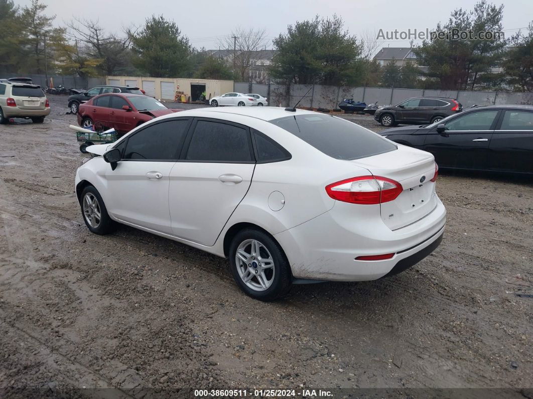 2017 Ford Fiesta Se White vin: 3FADP4BJ7HM149532