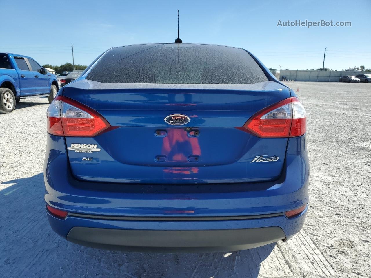 2019 Ford Fiesta Se Blue vin: 3FADP4BJ7KM125870