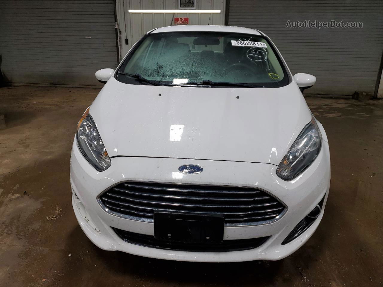 2019 Ford Fiesta Se White vin: 3FADP4BJ7KM133371