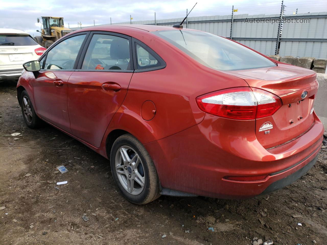 2019 Ford Fiesta Se Red vin: 3FADP4BJ7KM134942