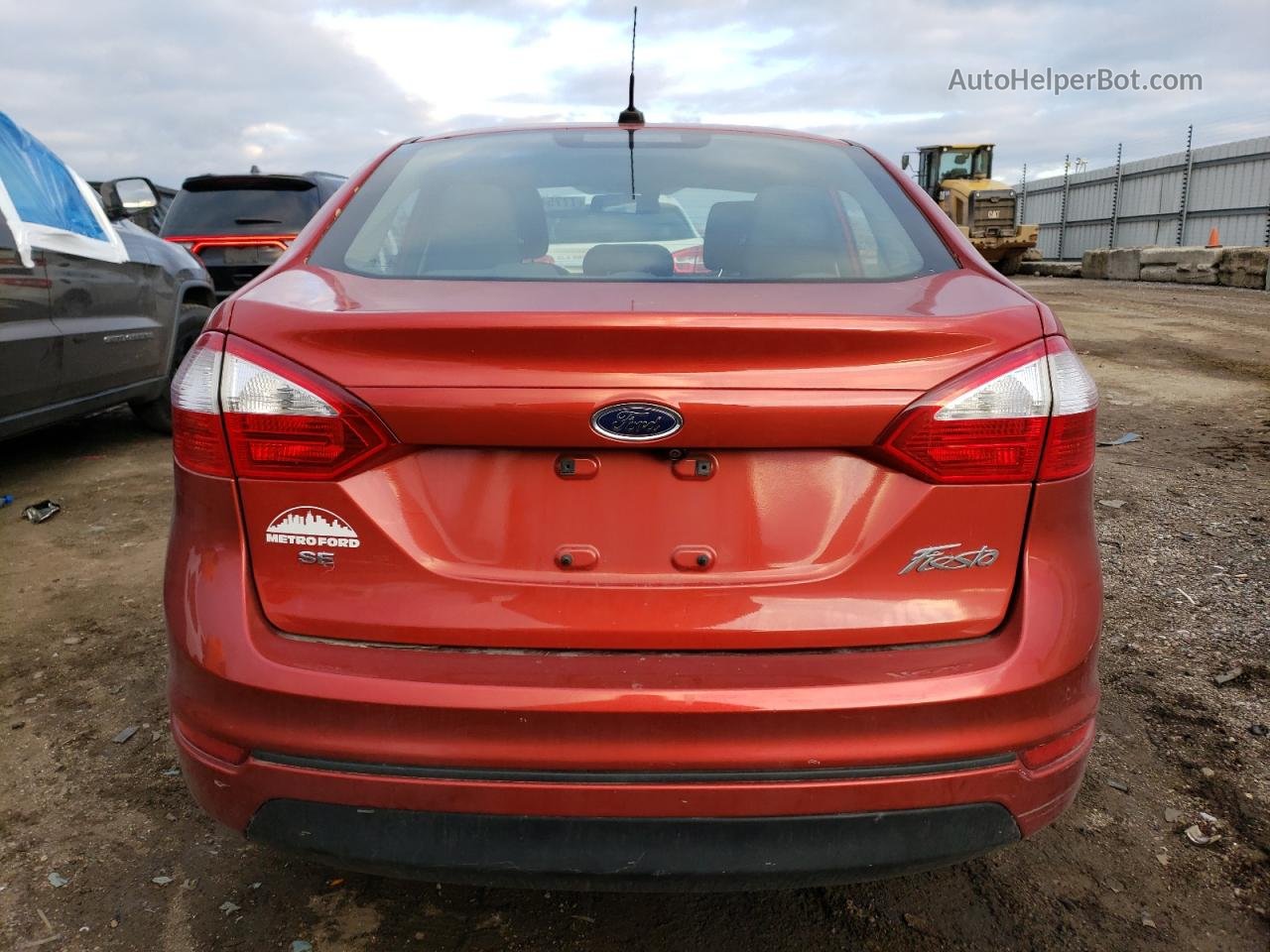 2019 Ford Fiesta Se Red vin: 3FADP4BJ7KM134942