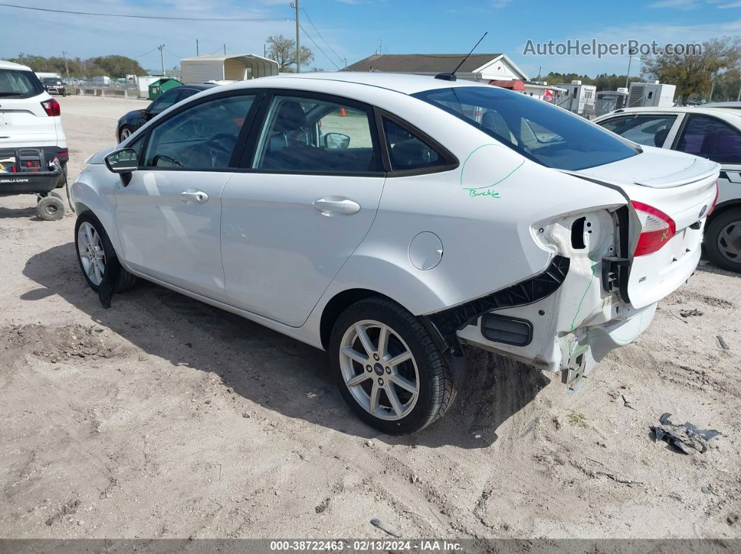 2019 Ford Fiesta Se White vin: 3FADP4BJ7KM136674