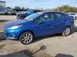 2019 Ford Fiesta Se Синий vin: 3FADP4BJ7KM140255