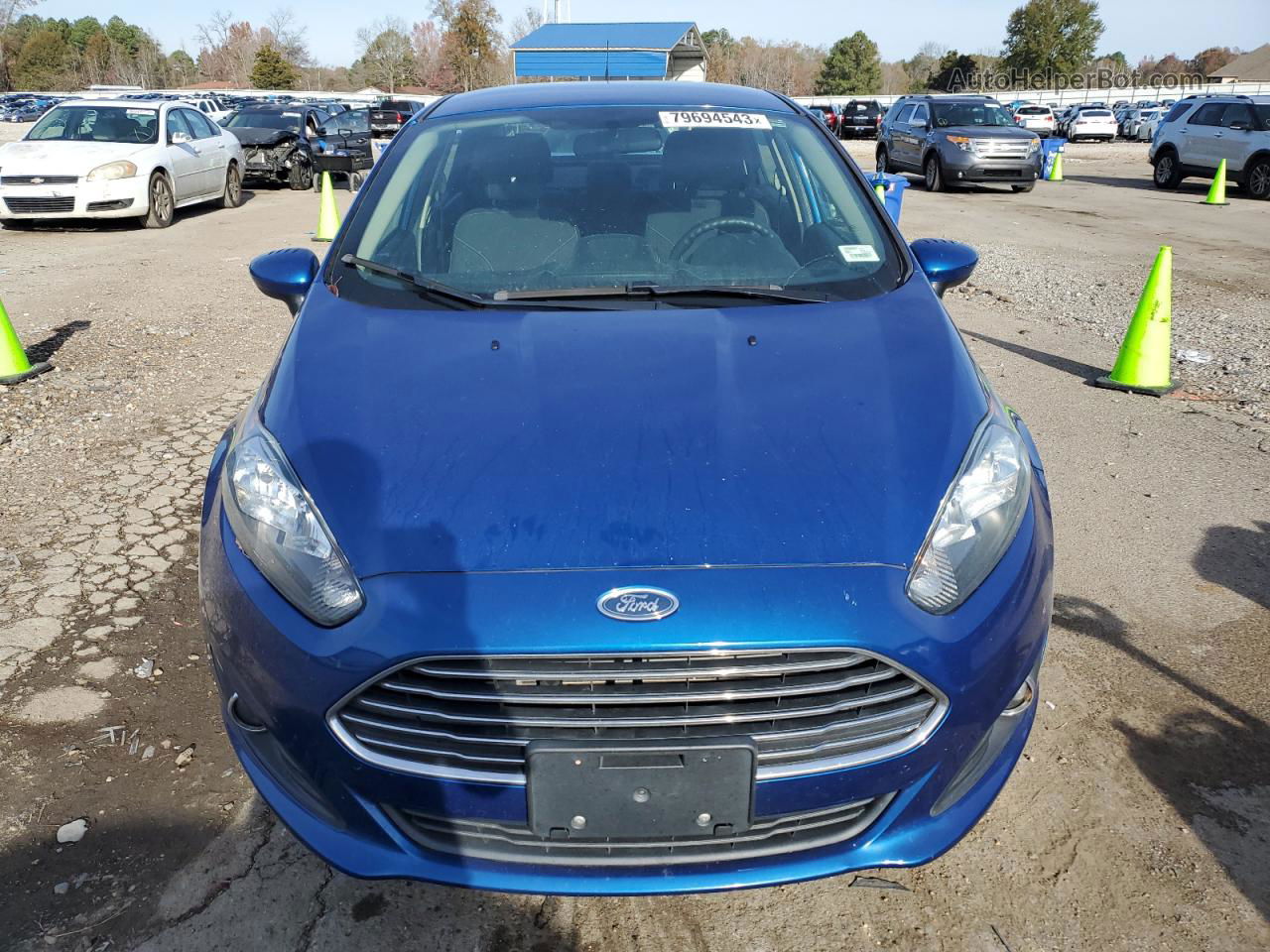 2019 Ford Fiesta Se Blue vin: 3FADP4BJ7KM140255