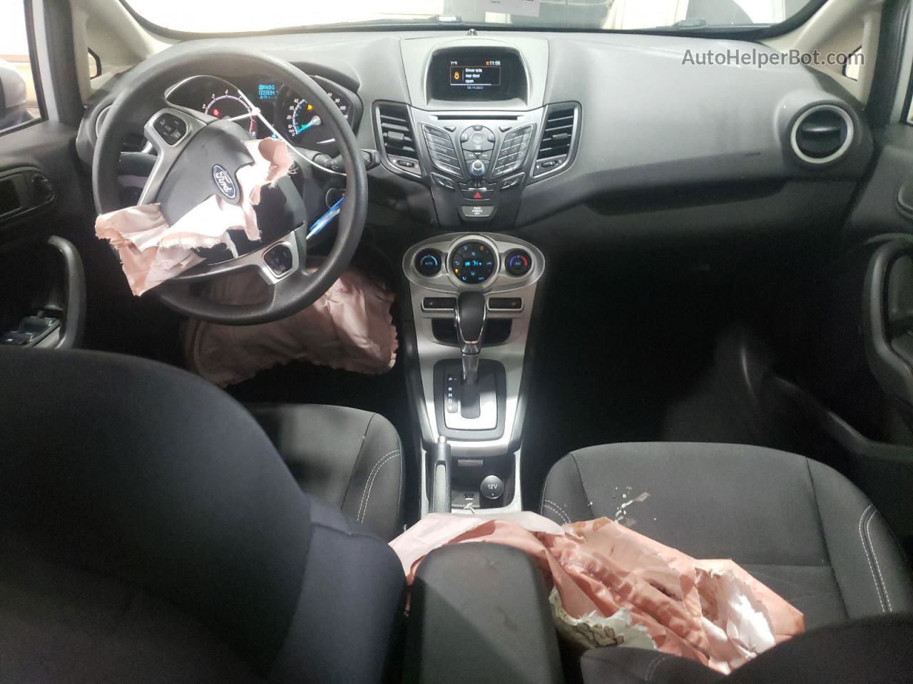 2019 Ford Fiesta Se Silver vin: 3FADP4BJ7KM141177