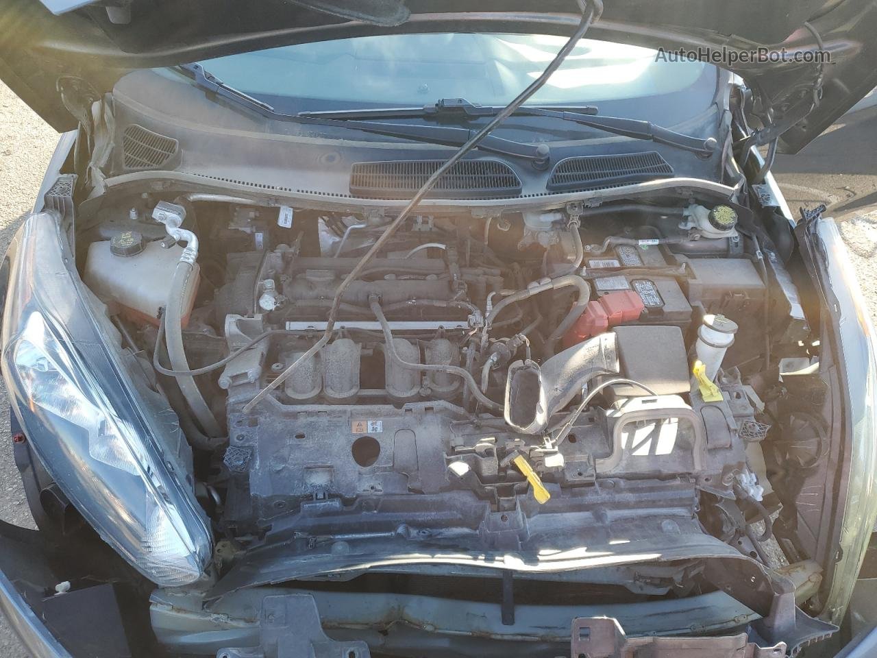 2019 Ford Fiesta Se Gray vin: 3FADP4BJ7KM157962