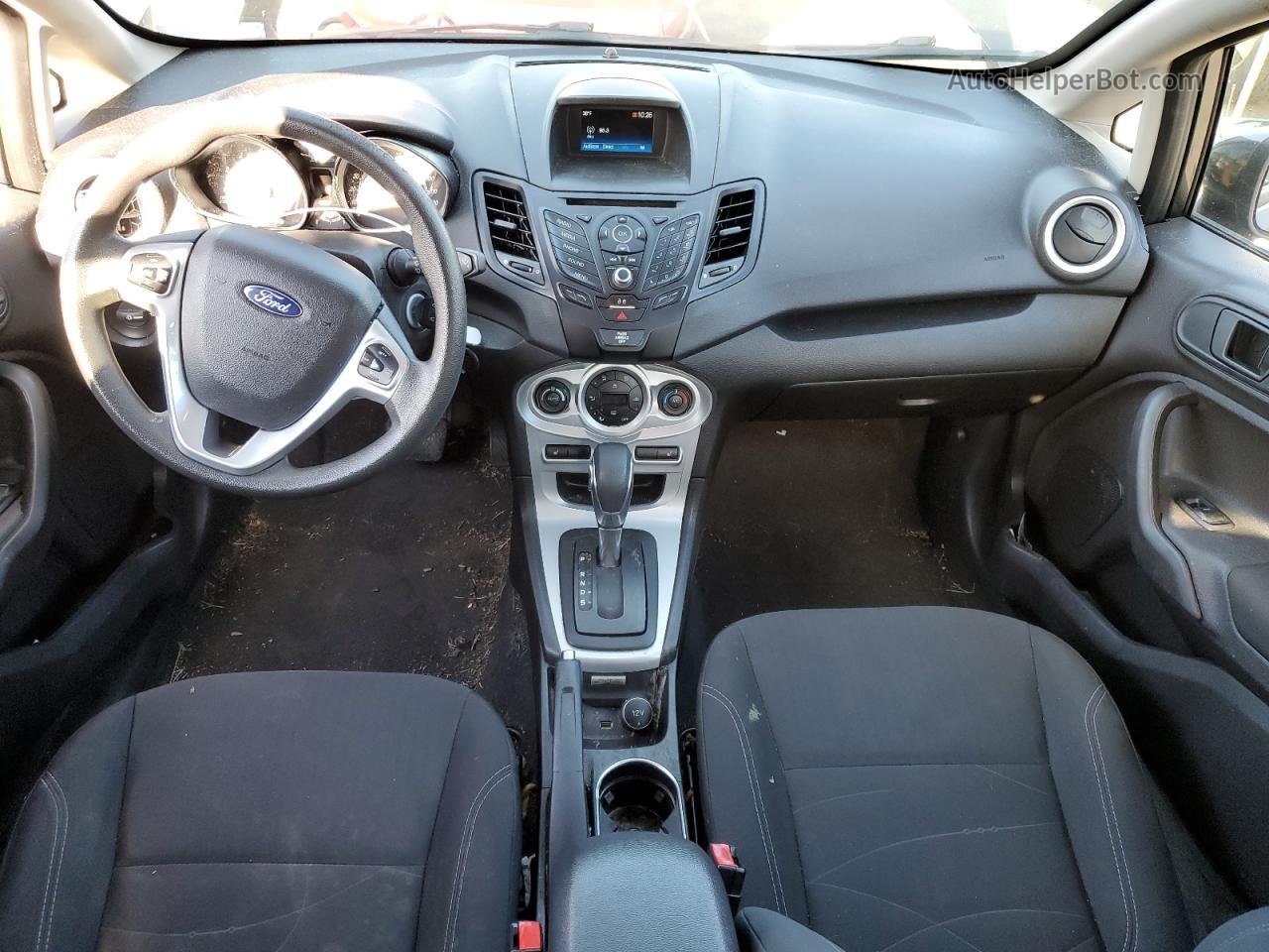 2019 Ford Fiesta Se Gray vin: 3FADP4BJ7KM157962