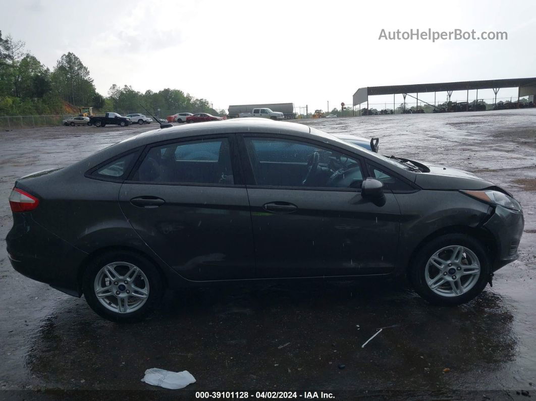 2019 Ford Fiesta Se Gray vin: 3FADP4BJ7KM161414