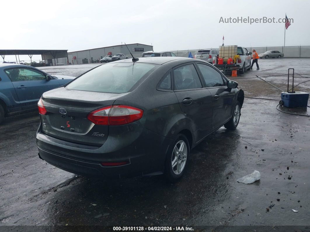 2019 Ford Fiesta Se Gray vin: 3FADP4BJ7KM161414