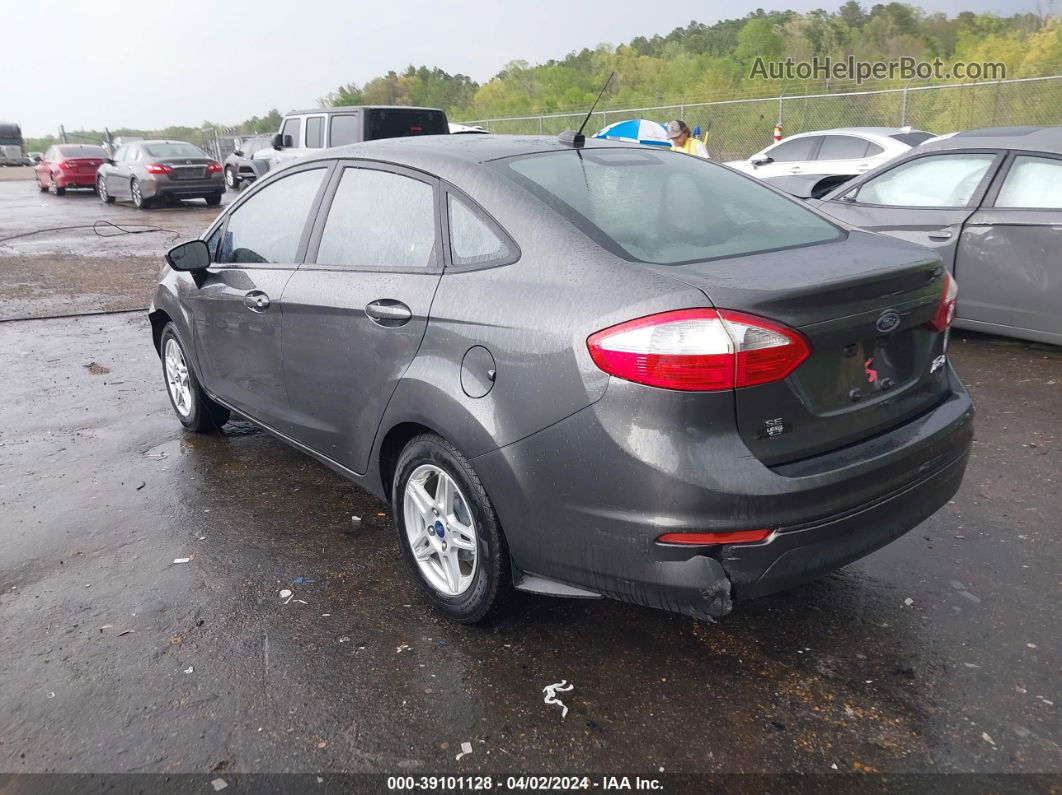 2019 Ford Fiesta Se Gray vin: 3FADP4BJ7KM161414