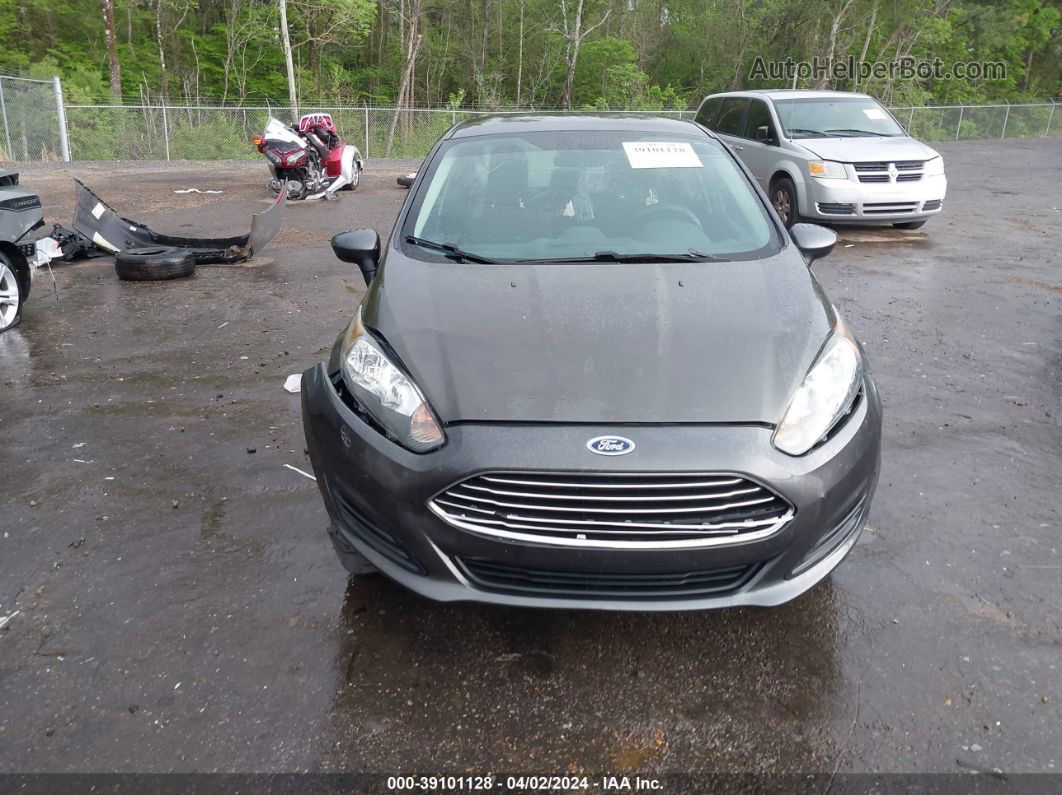 2019 Ford Fiesta Se Gray vin: 3FADP4BJ7KM161414