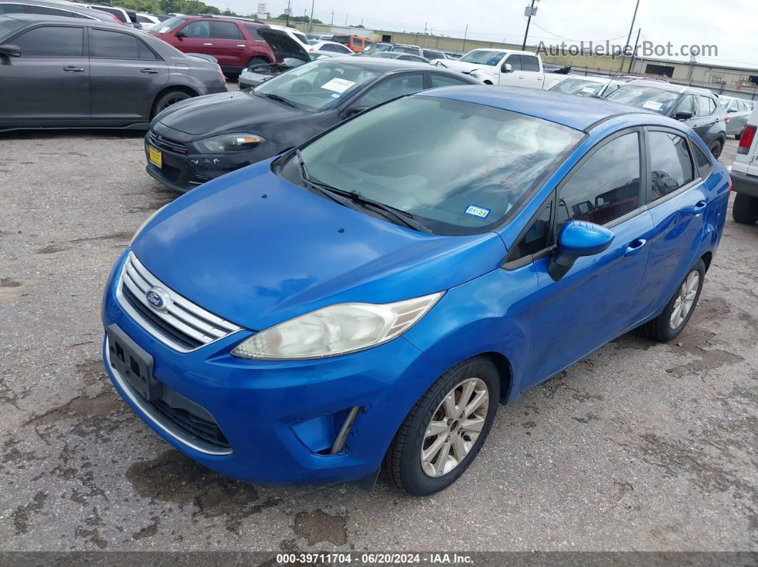 2011 Ford Fiesta Se Blue vin: 3FADP4BJ8BM115252