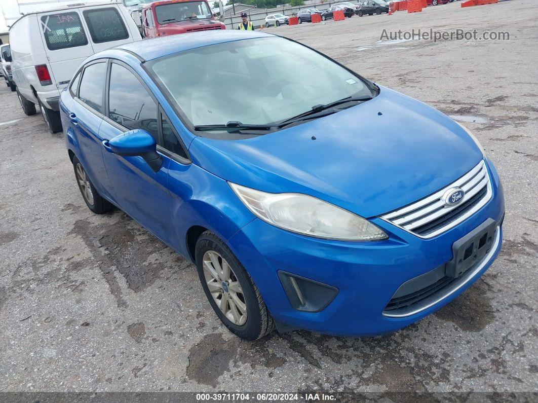 2011 Ford Fiesta Se Blue vin: 3FADP4BJ8BM115252