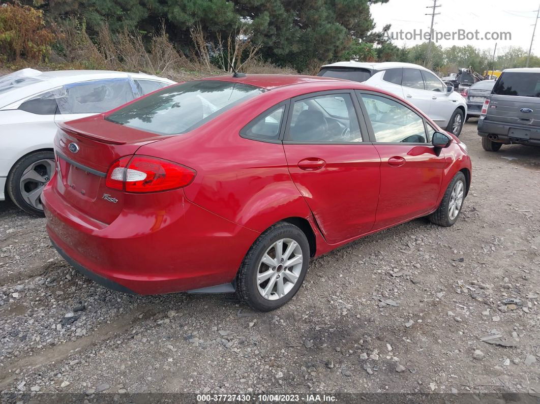 2011 Ford Fiesta Se Red vin: 3FADP4BJ8BM121617