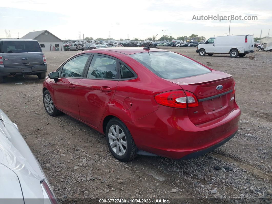 2011 Ford Fiesta Se Red vin: 3FADP4BJ8BM121617