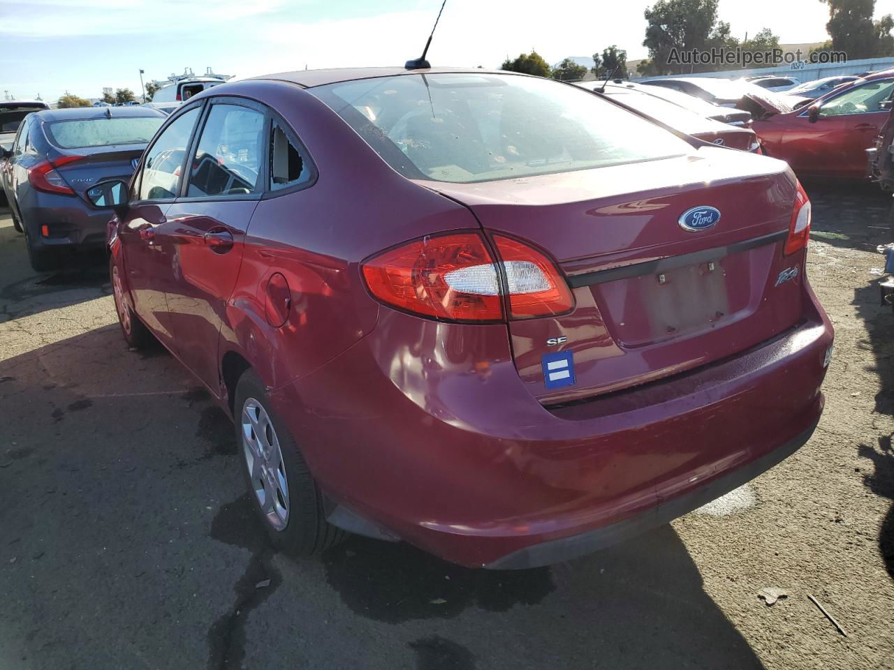 2011 Ford Fiesta Se Red vin: 3FADP4BJ8BM177685