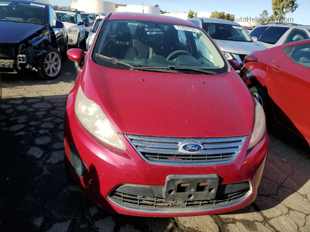 2011 Ford Fiesta Se Красный vin: 3FADP4BJ8BM177685