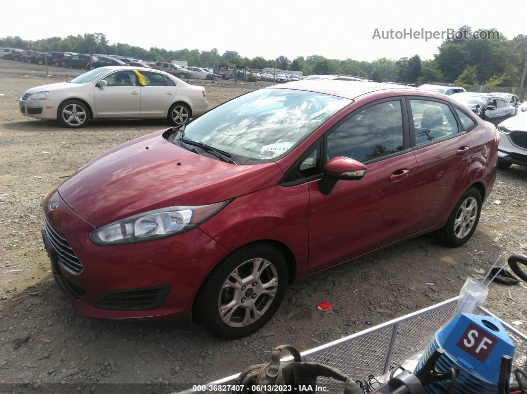 2015 Ford Fiesta Se Красный vin: 3FADP4BJ8FM144868