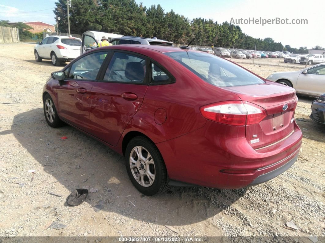 2015 Ford Fiesta Se Red vin: 3FADP4BJ8FM144868