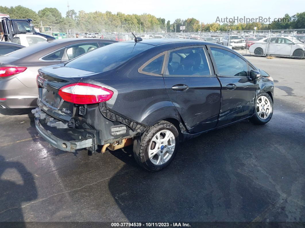 2015 Ford Fiesta Se Black vin: 3FADP4BJ8FM160391