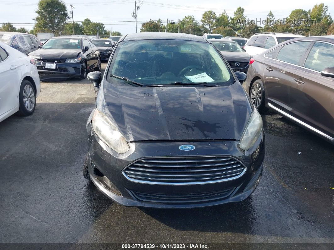 2015 Ford Fiesta Se Black vin: 3FADP4BJ8FM160391