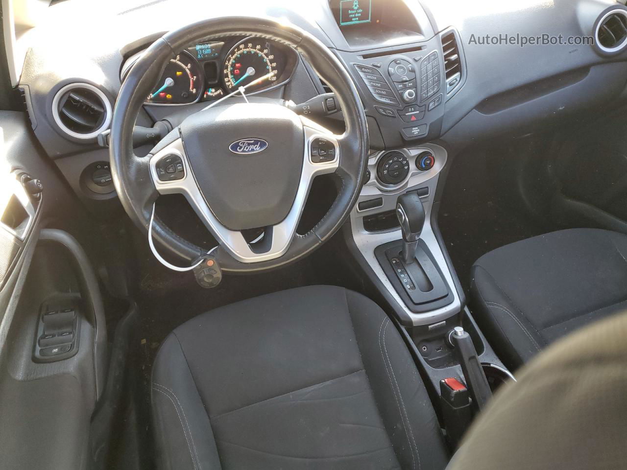 2015 Ford Fiesta Se Black vin: 3FADP4BJ8FM214109