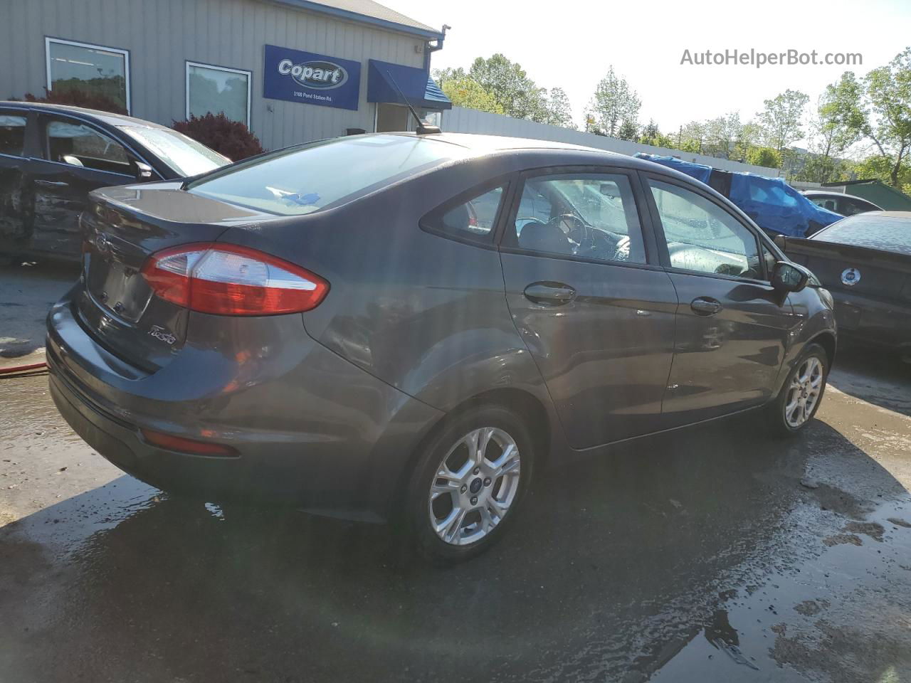 2015 Ford Fiesta Se Gray vin: 3FADP4BJ8FM220329